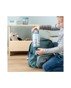 Borraccia Antigoccia Termica per Bambini 340 ml - Tiny Farm - Blu