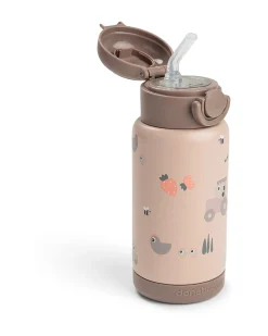 Borraccia Antigoccia Termica - Tiny Farm - Cipria - 340 ml - 7,5 x 19 cm