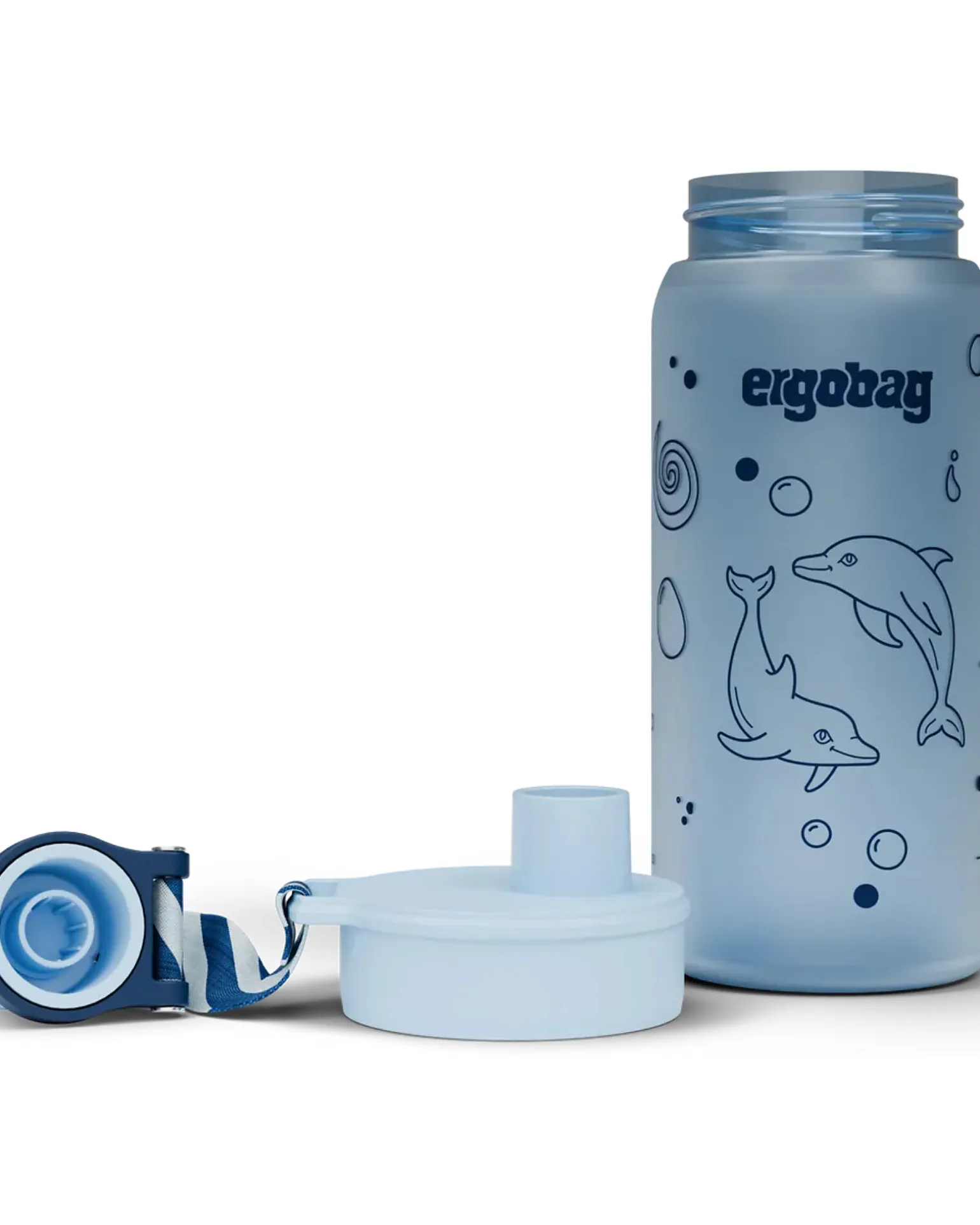 Borraccia con Apertura easy-to-drink - 500 ml - Delfino - Senza BPA