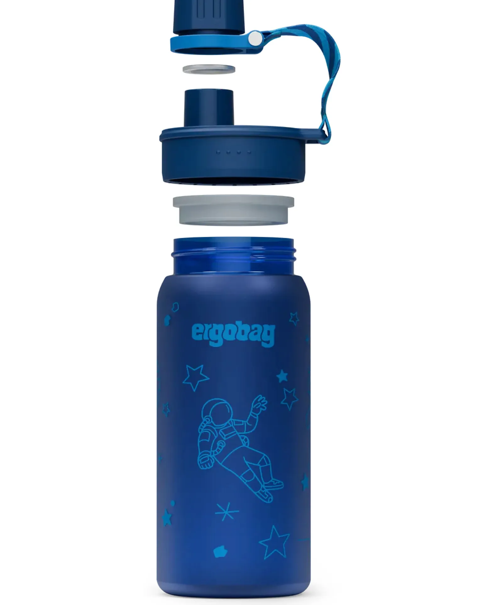 Borraccia con Apertura easy-to-drink - 500 ml - Astronauta - Senza BPA