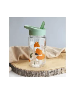 Borraccia con Cannuccia 450 ml - Amici della Foresta - Senza BPA!
