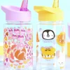 Borraccia con Cannuccia 450 ml - Amici animali - Senza BPA!