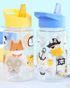 Borraccia con Cannuccia 450 ml - Amici animali - Senza BPA!