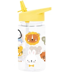 Borraccia con Cannuccia 450 ml - Amici animali - Senza BPA!