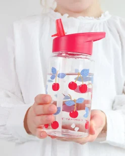 Borraccia con Cannuccia 450 ml - Ciliegie - Senza BPA!