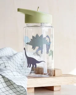 Borraccia con Cannuccia 450 ml - Dinosauri - Senza BPA!