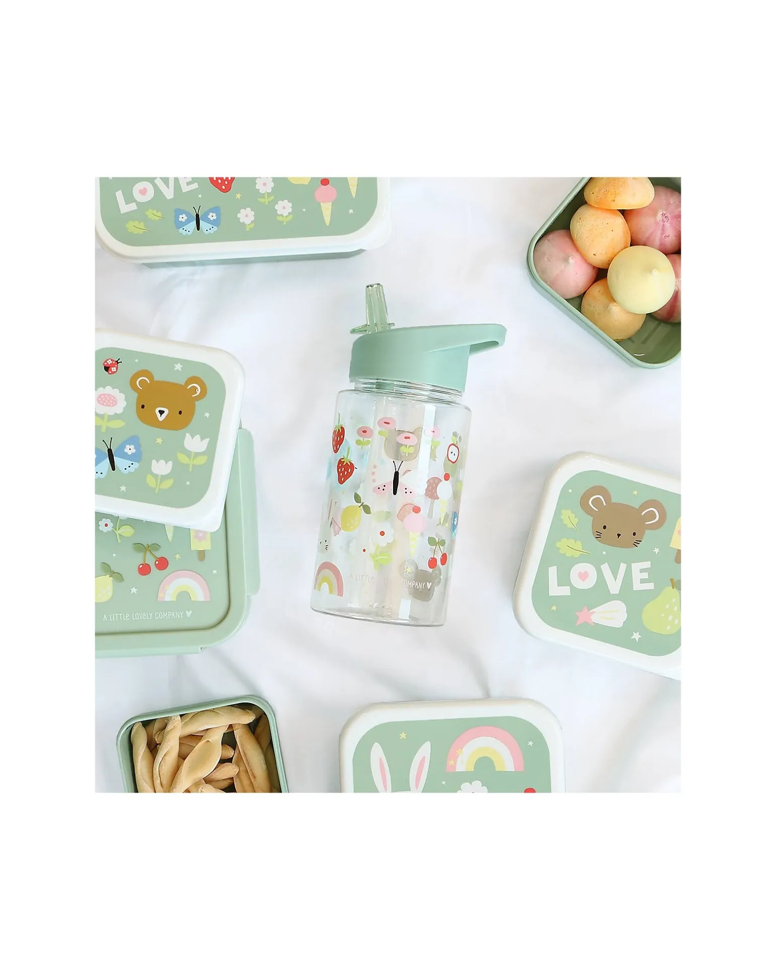 Borraccia con Cannuccia 450 ml - Gioia - Senza BPA!