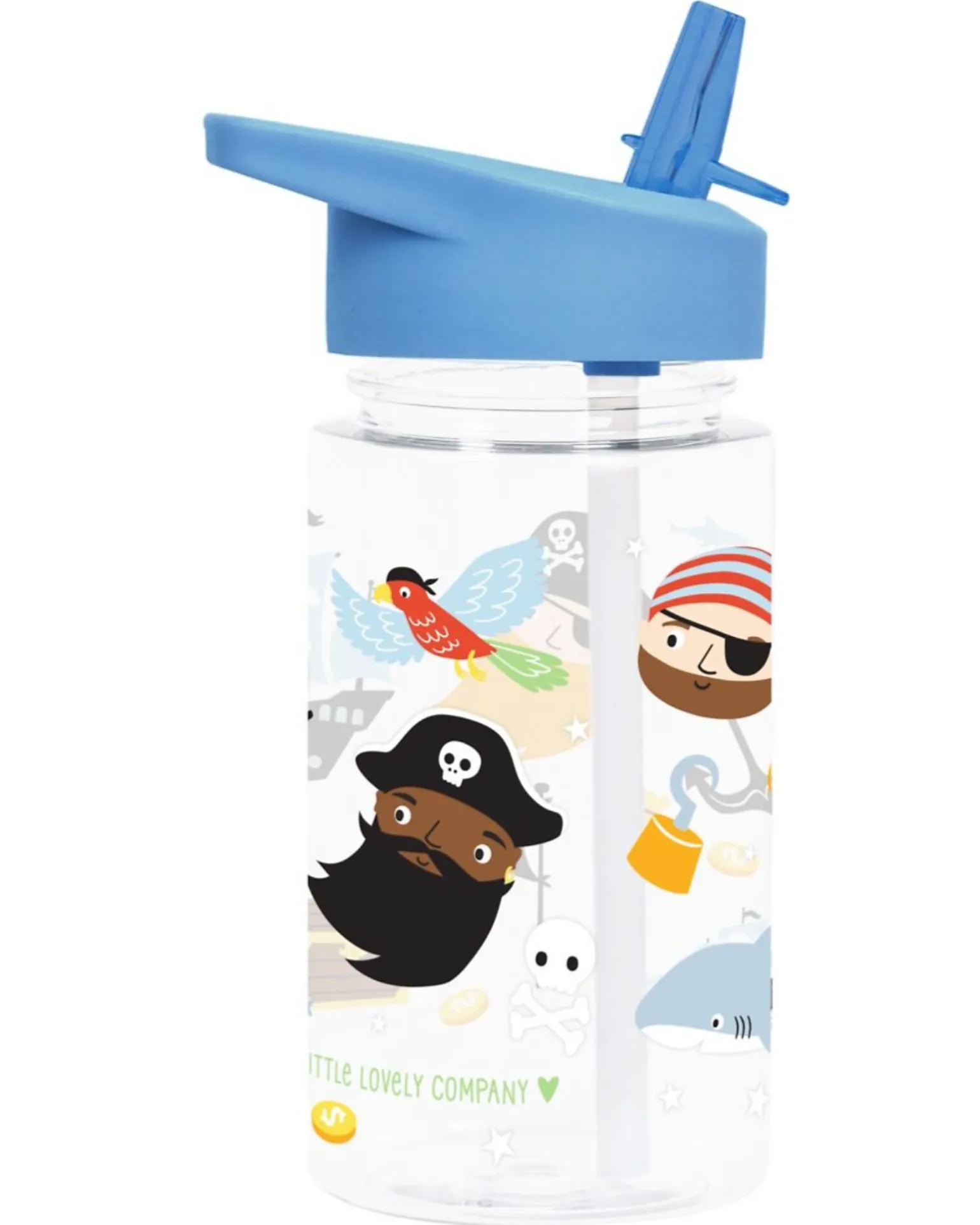 Borraccia con Cannuccia 450 ml - Pirati - Senza BPA!