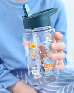 Borraccia con Cannuccia 450 ml - Robot - Senza BPA!