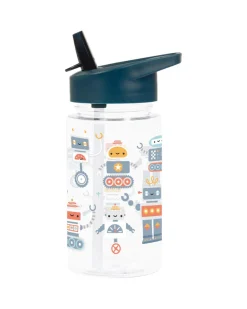 Borraccia con Cannuccia 450 ml - Robot - Senza BPA!