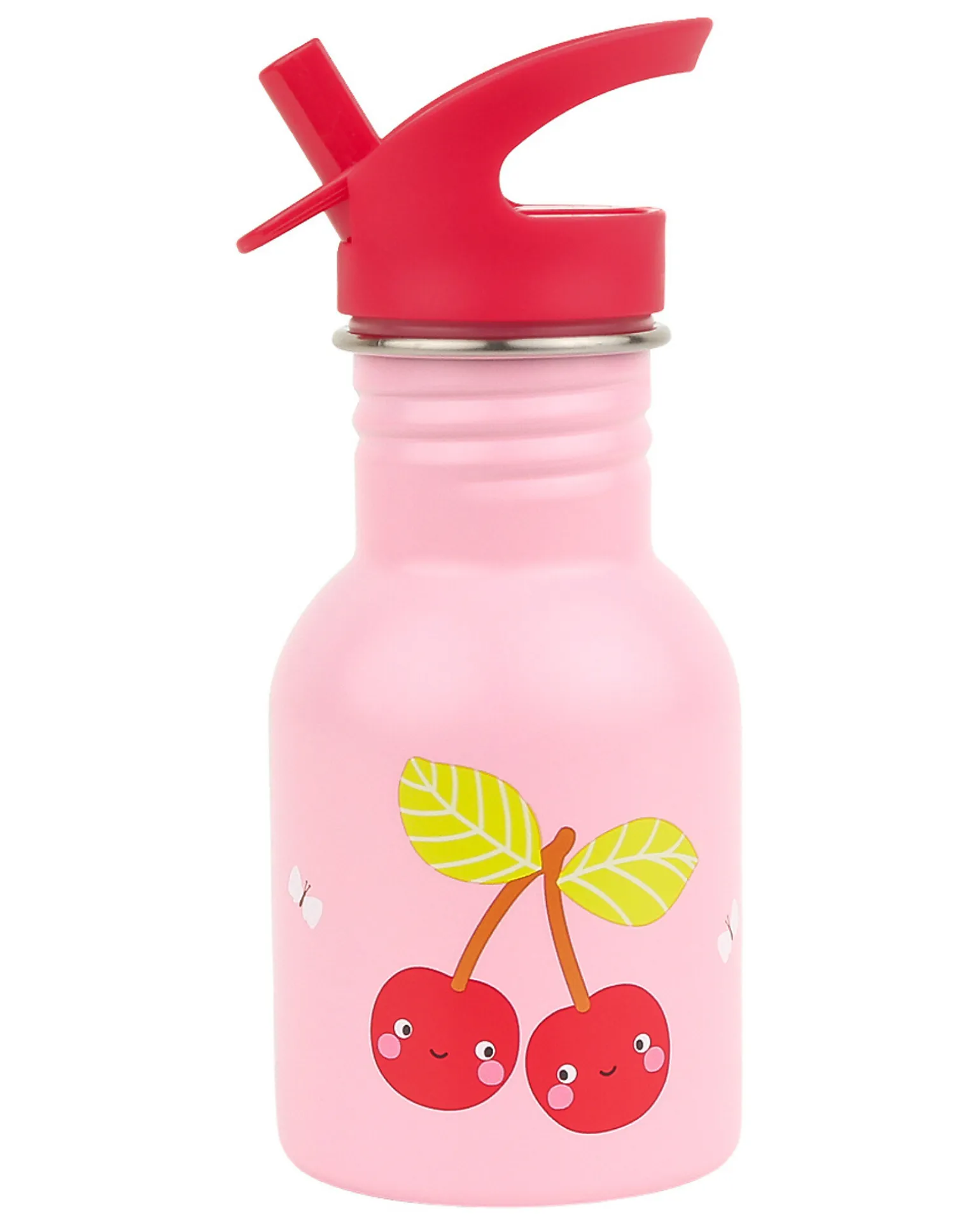 Borraccia in Acciaio Inossidabile - 350 ml - Ciliegie Felici