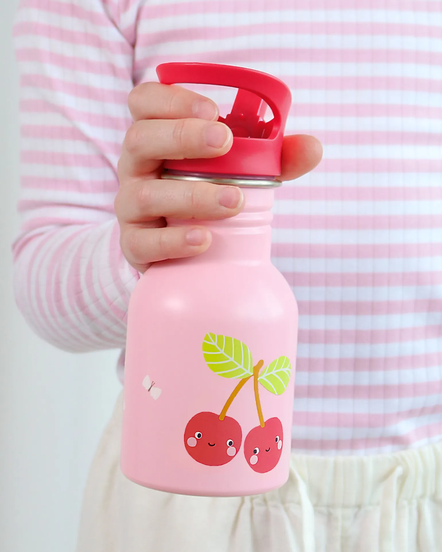 Borraccia in Acciaio Inossidabile - 350 ml - Ciliegie Felici