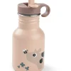 Borraccia in Metallo 350 ml - Tiny Farm - Cipria - con Cannuccia a Scomparsa! - 12m+
