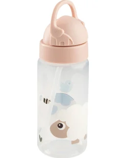 Borraccia 350 ml - Tiny Farm - Cipria - con Cannuccia a Scomparsa! - 12m+