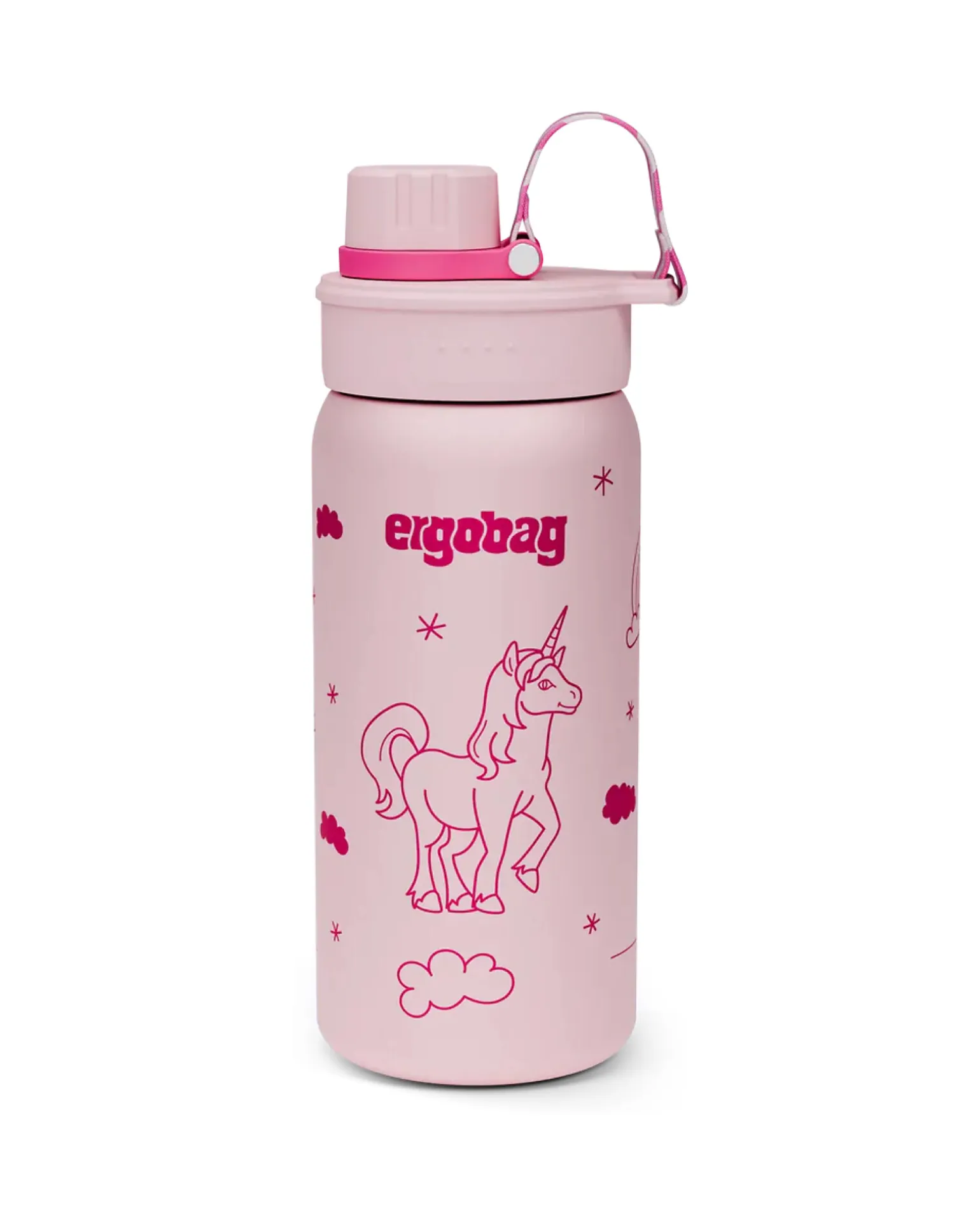 Borraccia Termica con Apertura easy-to-drink - 500 ml - Unicorno - Senza BPA