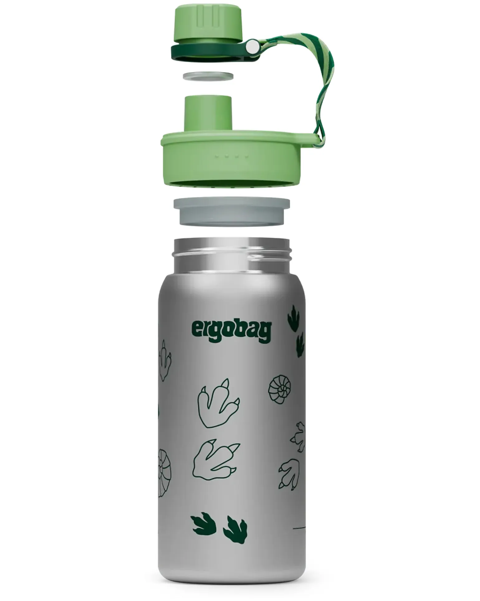 Borraccia Termica con Apertura easy-to-drink - 500 ml - Giungla - Senza BPA