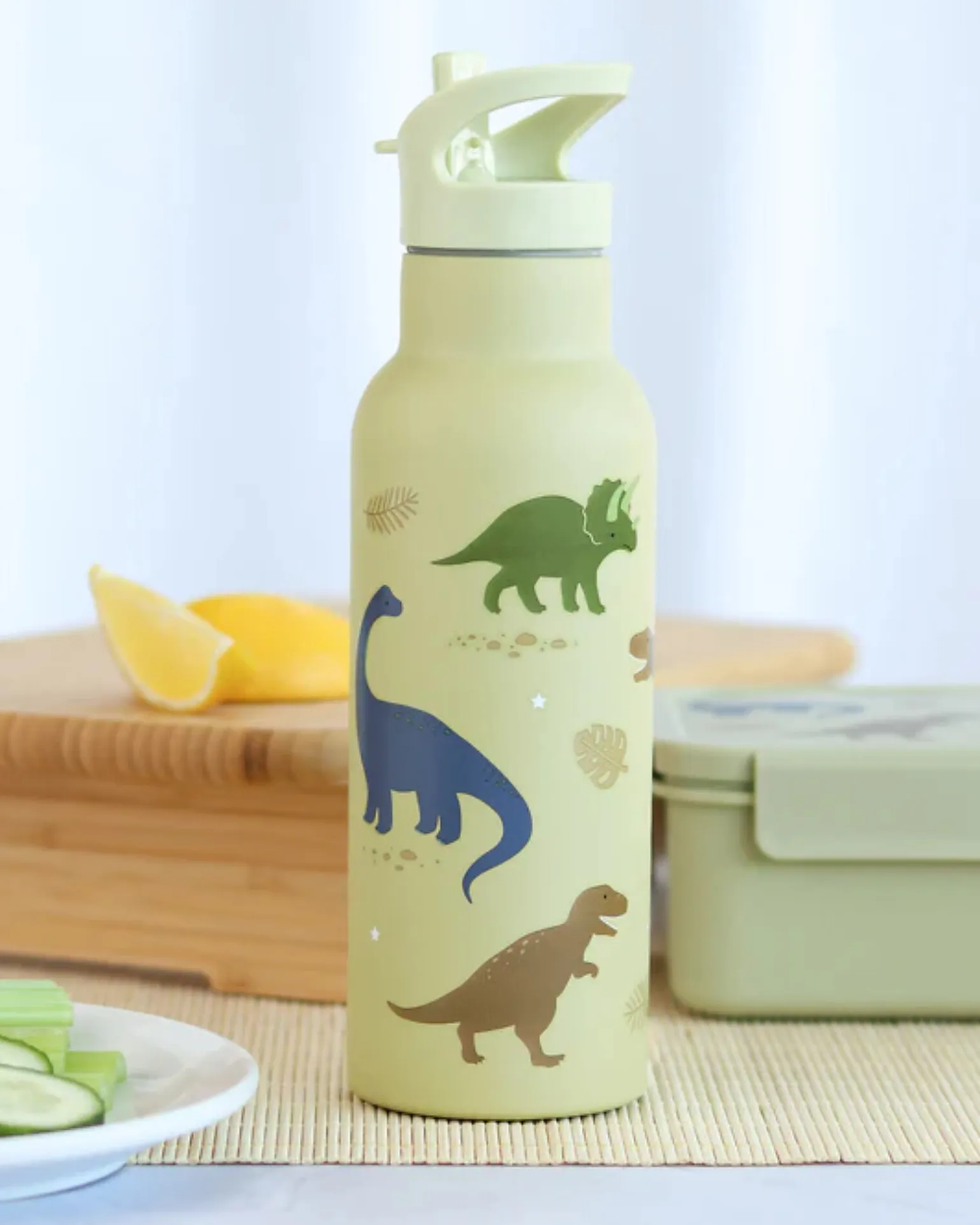 Borraccia Termica in Acciaio Inossidabile - 500 ml - Dinosauri