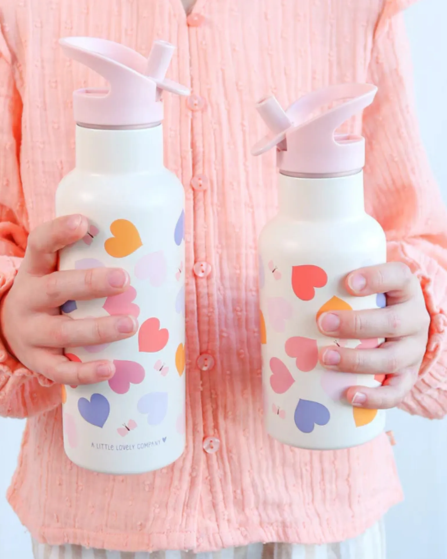 Borraccia Termica in Acciaio Inossidabile - 500 ml - Cuori