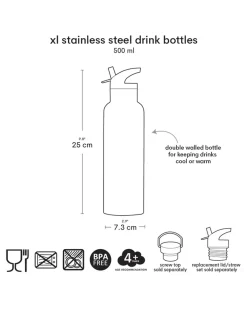 Borraccia Termica in Acciaio Inossidabile - 500 ml - Giungla