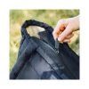 Borsa Cambio con Fasciatoio - Trapuntata - Nera - 26 L - Fatto con Bottiglie di Plastica Riciclata