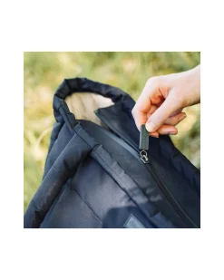 Borsa Cambio con Fasciatoio - Trapuntata - Nera - 26 L - Fatto con Bottiglie di Plastica Riciclata