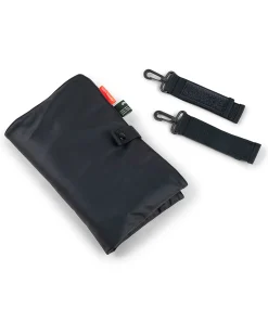 Borsa Cambio con Fasciatoio - Trapuntata - Nera - 24 L - Fatto con Bottiglie di Plastica Riciclata