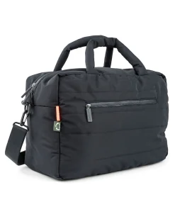 Borsa Cambio con Fasciatoio - Trapuntata - Nera - 24 L - Fatto con Bottiglie di Plastica Riciclata