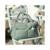 Borsa Cambio con Fasciatoio - Trapuntata - Verde - 24 L - Fatto con Bottiglie di Plastica Riciclata