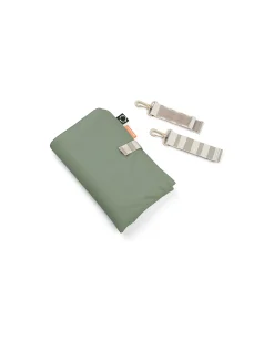 Borsa Cambio con Fasciatoio - Trapuntata - Verde - 24 L - Fatto con Bottiglie di Plastica Riciclata