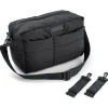 Borsa Cambio Passeggino Trapuntata - Nero - 12 L - Fatta con Bottiglie di Plastica Riciclata