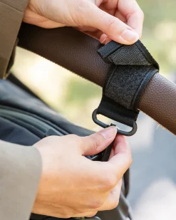 Borsa Cambio Passeggino Trapuntata - Nero - 12 L - Fatta con Bottiglie di Plastica Riciclata