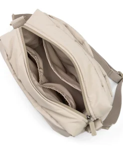 Borsa Cambio Passeggino Trapuntata - Sabbia - 12 L - Fatta con Bottiglie di Plastica Riciclata