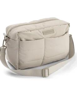 Borsa Cambio Passeggino Trapuntata - Sabbia - 12 L - Fatta con Bottiglie di Plastica Riciclata