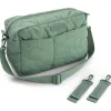 Borsa Cambio Passeggino Trapuntata - Verde - 12 L - Fatta con Bottiglie di Plastica Riciclata