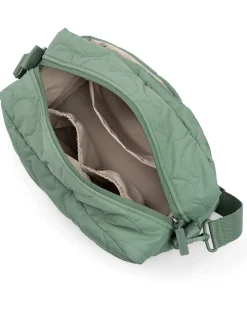 Borsa Cambio Passeggino Trapuntata - Verde - 12 L - Fatta con Bottiglie di Plastica Riciclata