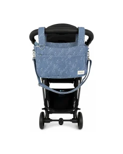 Borsa Organizer per Passeggino - Ulivo - Blu - Compatibile con tutti i modelli di passeggino