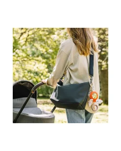 Borsa Passeggino Impermeabile - Nero - Ganci Inclusi