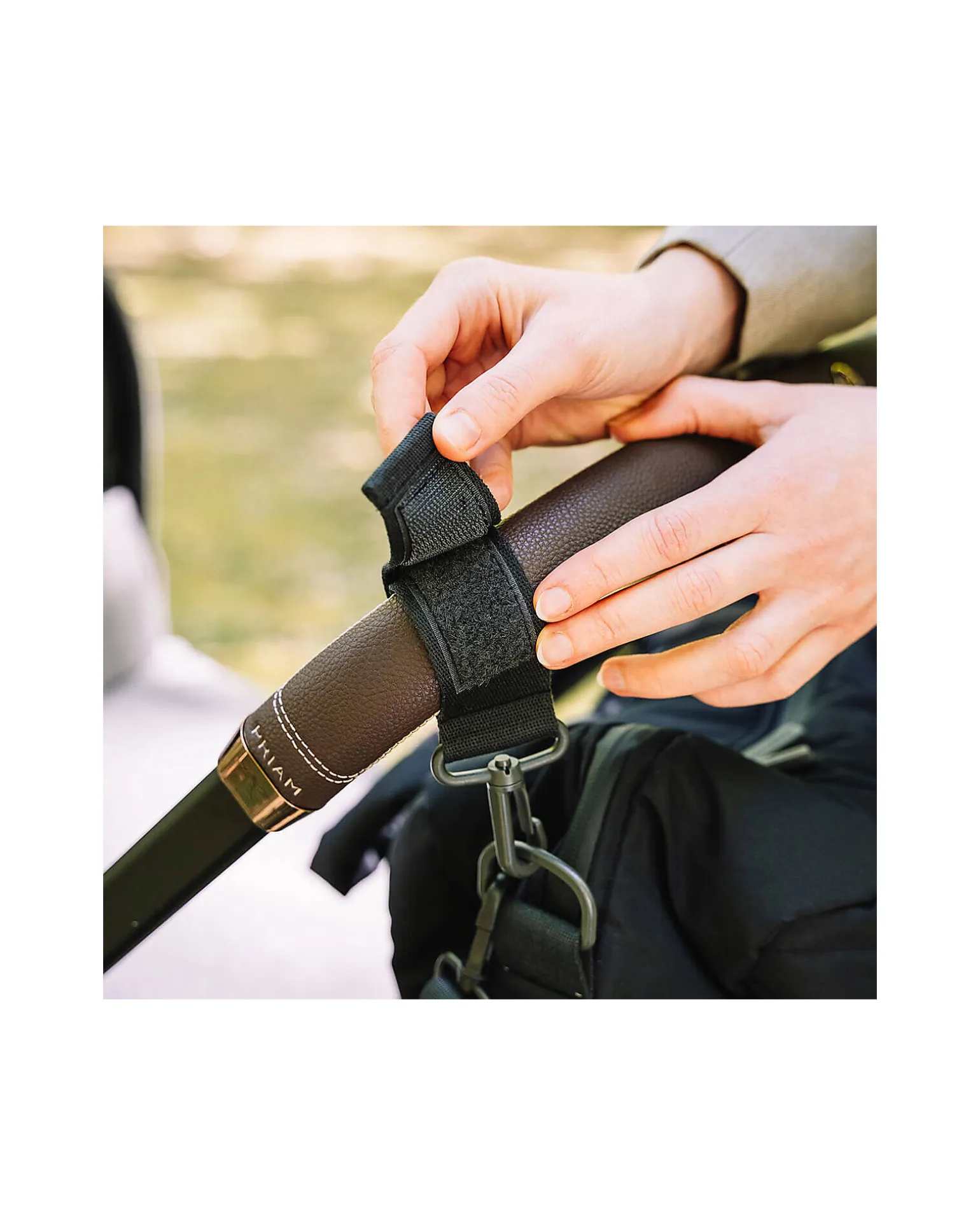 Borsa Passeggino Impermeabile - Nero - Ganci Inclusi