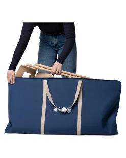 Borsa per Trasporto Sedia Evolutiva KLAPP - Blu e Sabbia - Pratica e Leggera