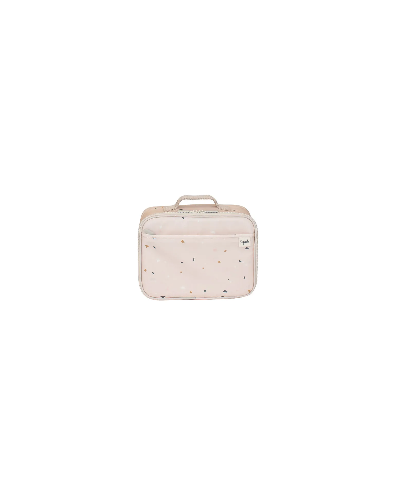 Borsa Portapranzo - Terrazzo Rosa - 100% Poliestere PET Riciclato