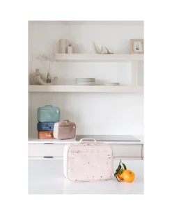 Borsa Portapranzo - Terrazzo Rosa - 100% Poliestere PET Riciclato