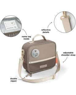 Borsa Termica Porta Pranzo - Tiny Trails - Sabbia - 4 L