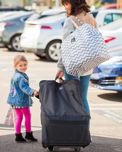 Borsa Viaggio con Ruote per Seggiolino Auto Wheelie - Nero