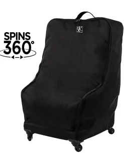 Borsa Viaggio con 4 Ruote per Seggiolino Auto Spinner Wheelie Deluxe - Nero