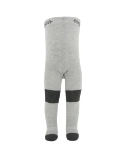 Calze Antiscivolo Uni - Grigio Melange - Cotone Bio GOTS
