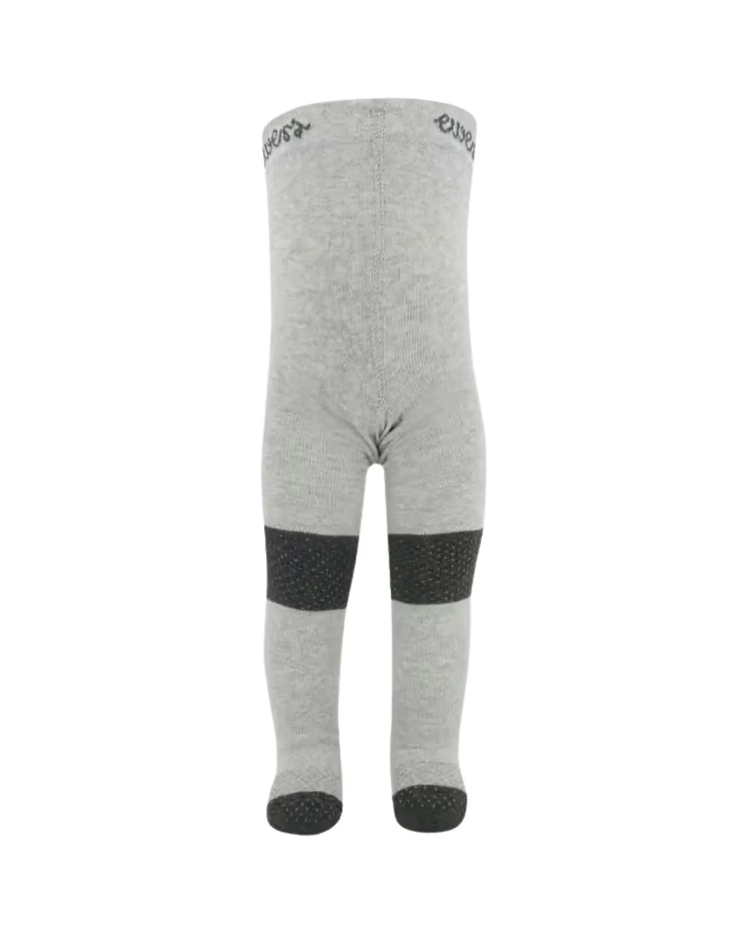 Calze Antiscivolo Uni - Grigio Melange - Cotone Bio GOTS