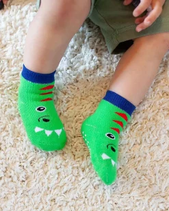 Calzini Antiscivolo Grip+Easy, Pacco da 3 - Devin il Dinosauro