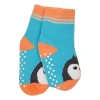 Calzini Antiscivolo Grip+Easy Parker il Pinguino - Pacco da 3 - 0-24 mesi