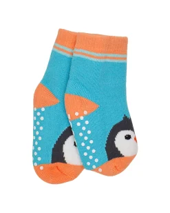 Calzini Antiscivolo Grip+Easy Parker il Pinguino - Pacco da 3 - 0-24 mesi
