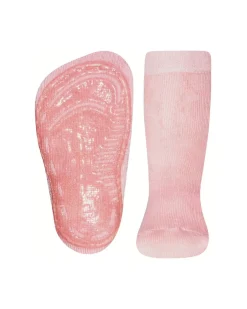 Calzini Antiscivolo SoftStep Uni - Rosa Antico - Cotone Bio GOTS